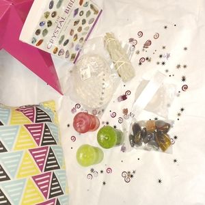 Crystals, candles, sage  and more